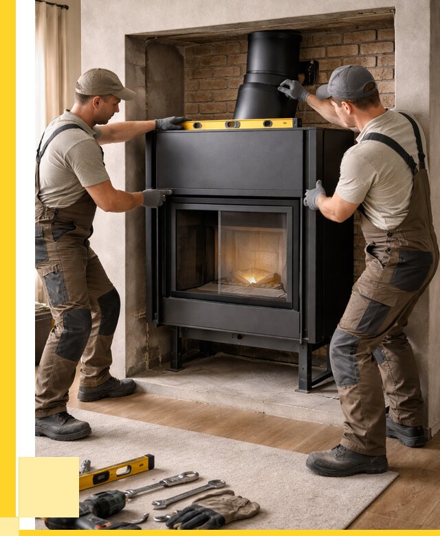 Установка каминных топок в Слободской под ключ от 18549 р. | ЭриданСлб