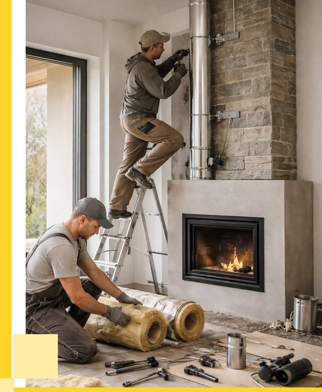 Монтаж дымоходов для каминов в Слободской от 15458 р. ЭриданСлб