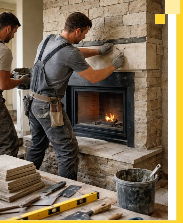 Проектирование и установка открытых каминов в Слободской