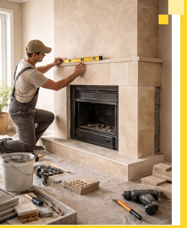 Установка и монтаж каминов в частном доме под ключ в Слободской