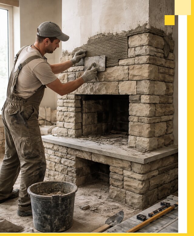 Строительство каминов под ключ в Слободской от проектирования до монтажа