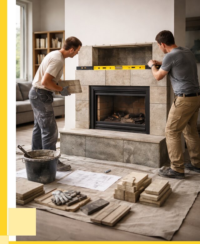 Монтаж каминов и установка в Слободской от 46373 р. | ЭриданСлб