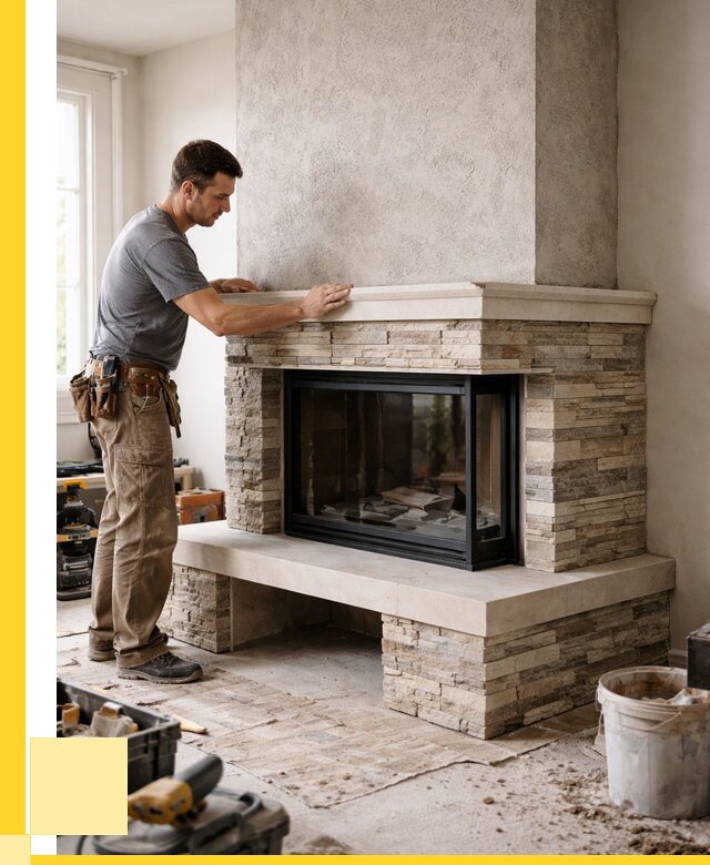 Изготовление каминов под ключ в Слободской от 154575 р. | ЭриданСлб