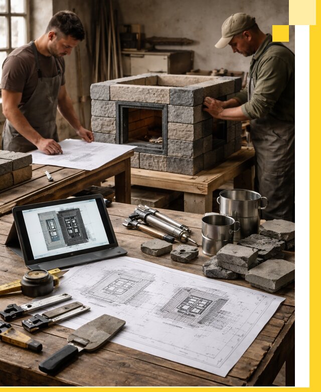 Разработка проектов печей с согласованием и монтажом в Слободской