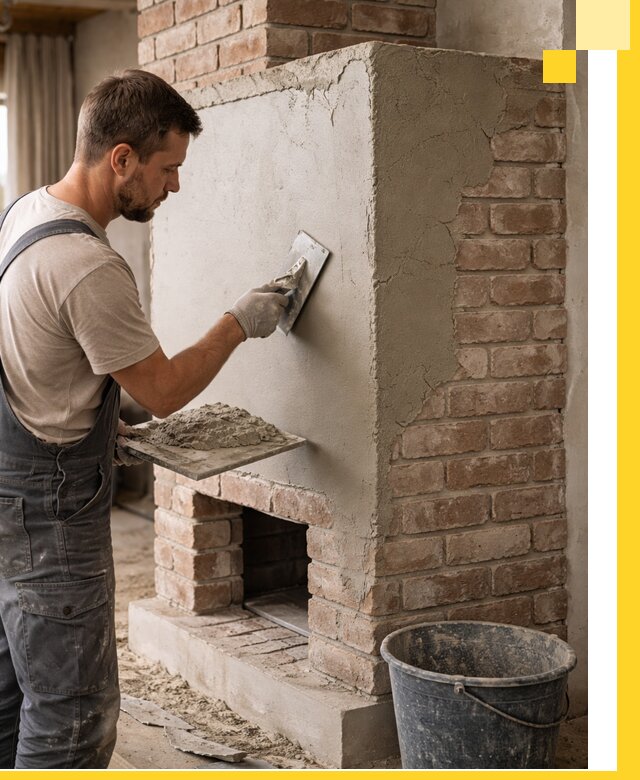 Отделка печей и облицовка каминов в Слободской под ключ