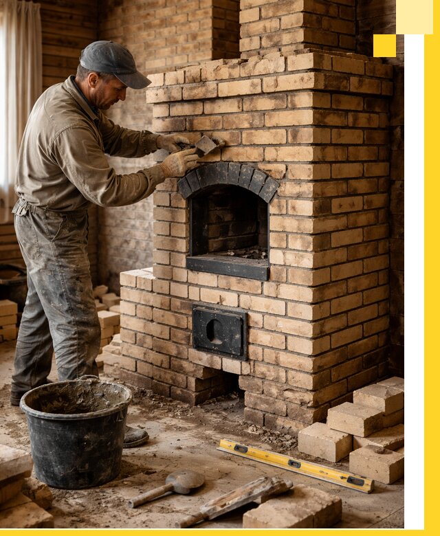 Кирпичные печи под ключ в Слободской: проектирование и кладка