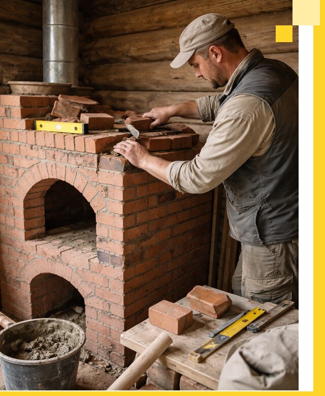 Изготовление и установка русских печей в Слободской под ключ