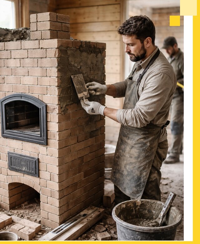 Изготовление и установка печей-шведок под ключ в Слободской