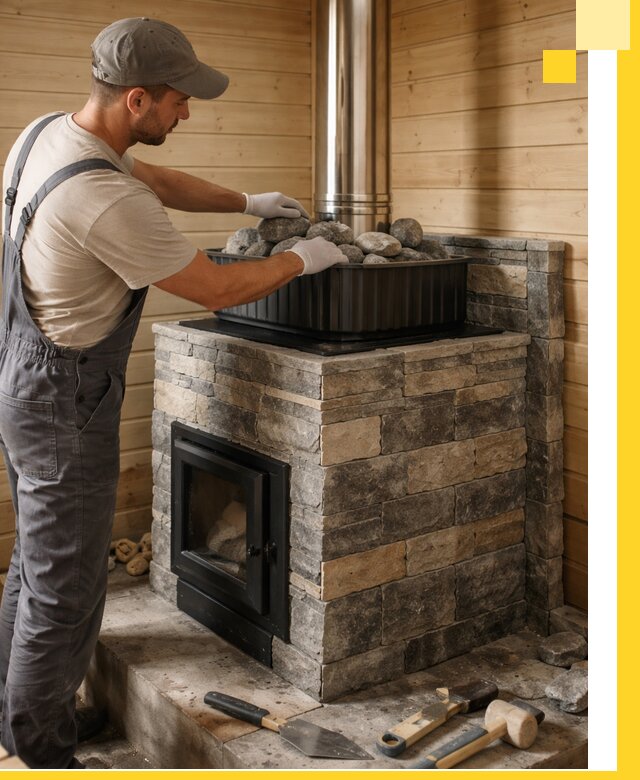 Печи для парной в Слободской, производство, монтаж и обслуживание