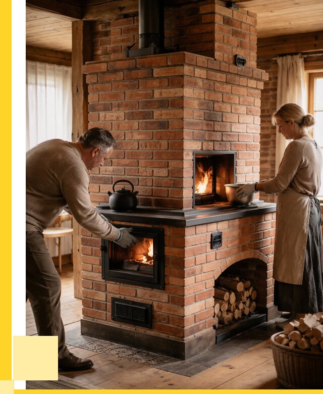 Печи для загородного дома под ключ в Слободской от 82440 р. | ЭриданСлб