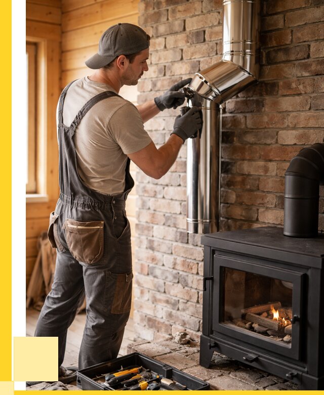 Монтаж дымоходов для печей в Слободской от 7729 р. | ЭриданСлб