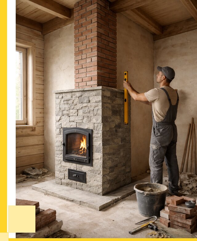 Печи и дымоходы под ключ в Слободской от 46373 р., ЭриданСлб