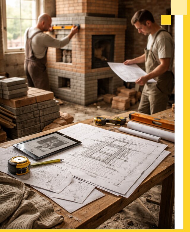 Проекты печей и каминов с индивидуальным дизайном в Слободской