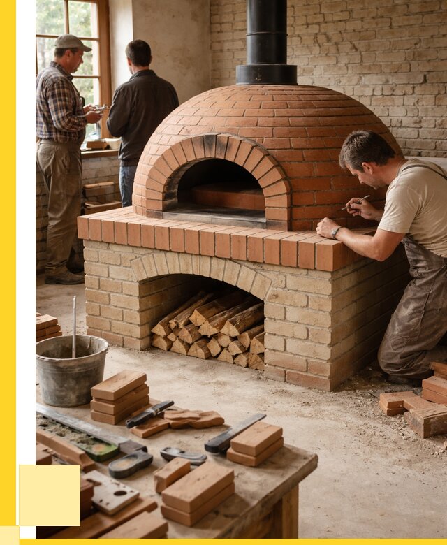 Помпейская печь дровяная для пиццы в Слободской | ЭриданСлб от 206100 р.