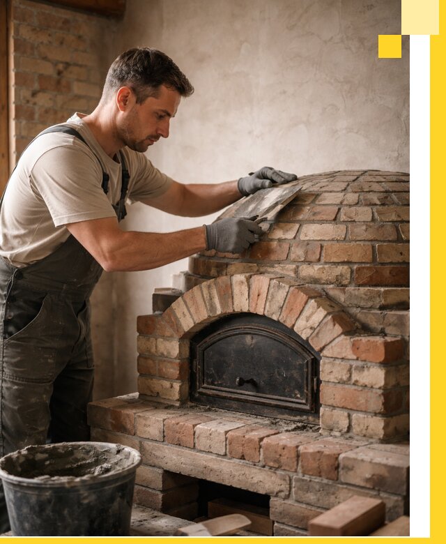 Изготовление и монтаж помпейских печей на заказ в Слободской