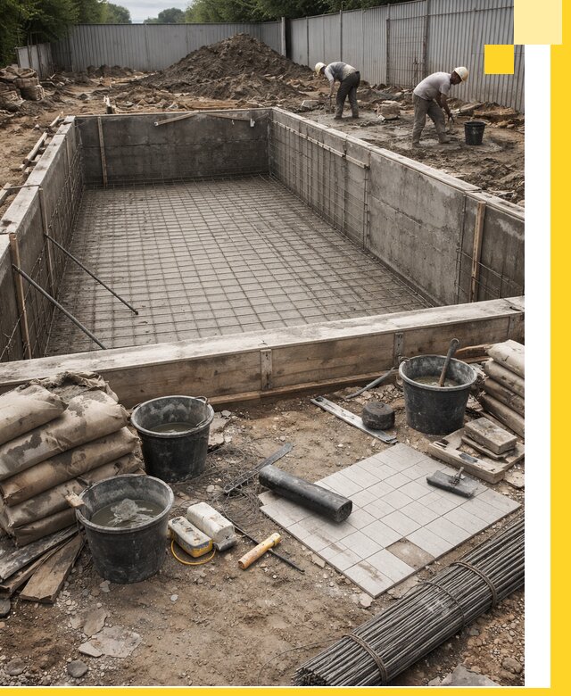 Строительство бассейнов под ключ в Слободской, дизайн и монтаж