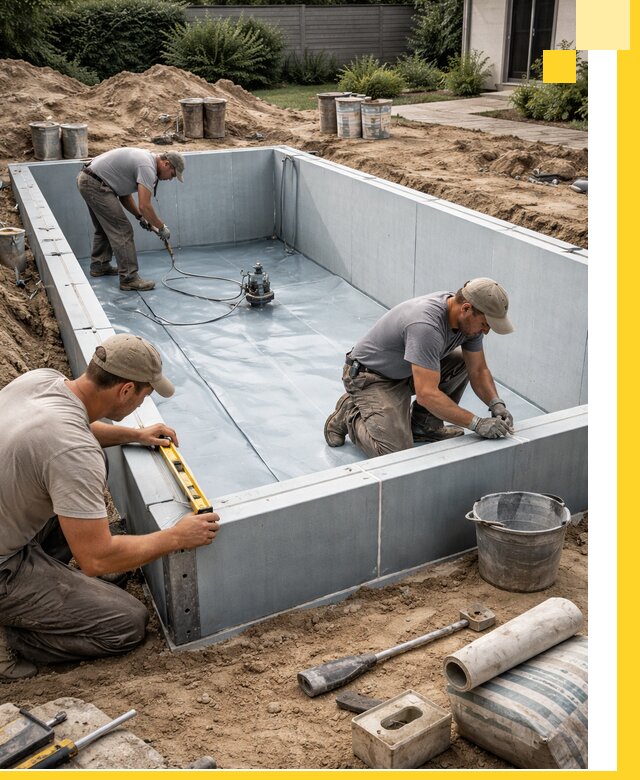 Профессиональный монтаж бассейнов под ключ в Слободской с гарантией