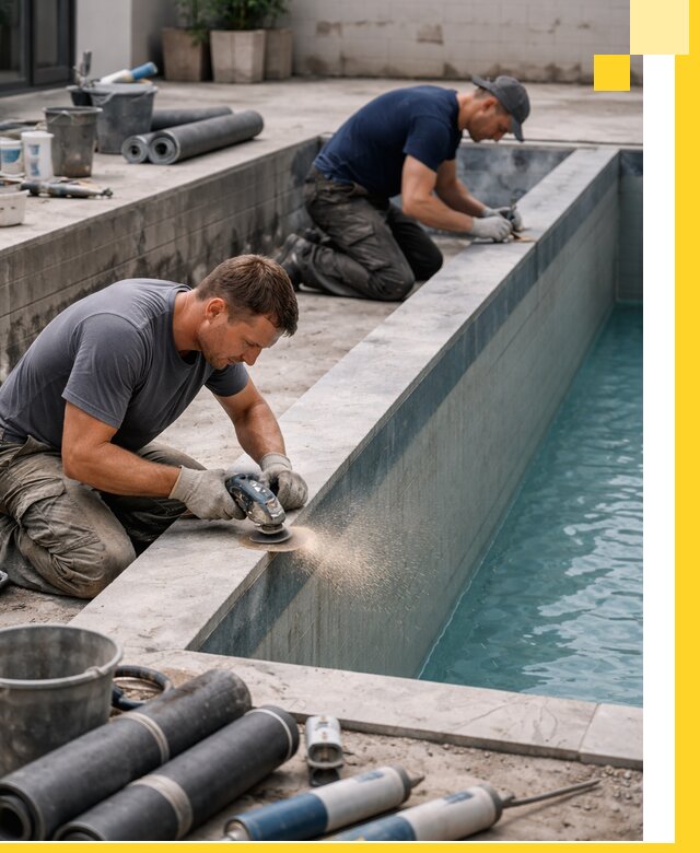 Профессиональный ремонт бассейнов под ключ в Слободской