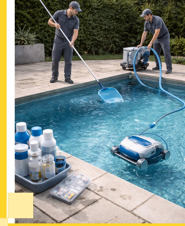 Чистка бассейнов в Слободской роботами, от 4637 р. | ЭриданСлб