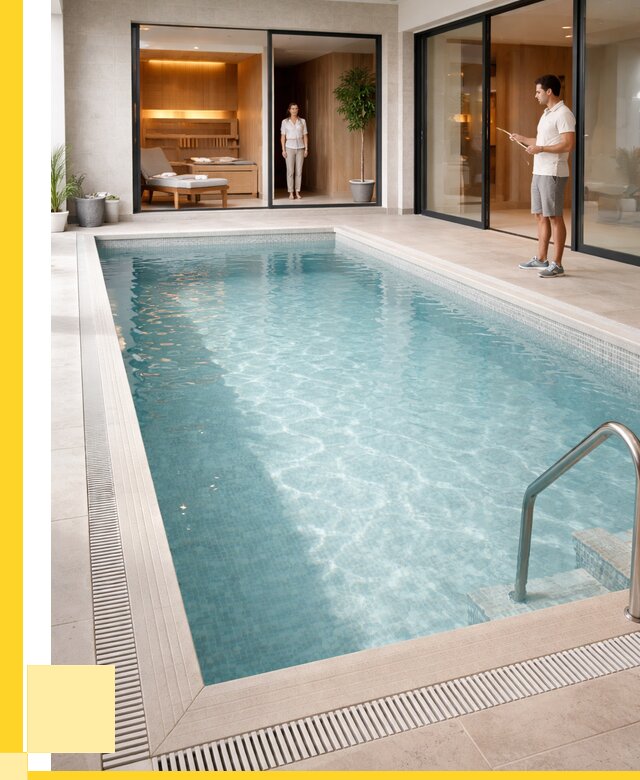 Отделка бассейна пленкой ПВХ в Слободской от 3607 р. - ЭриданСлб