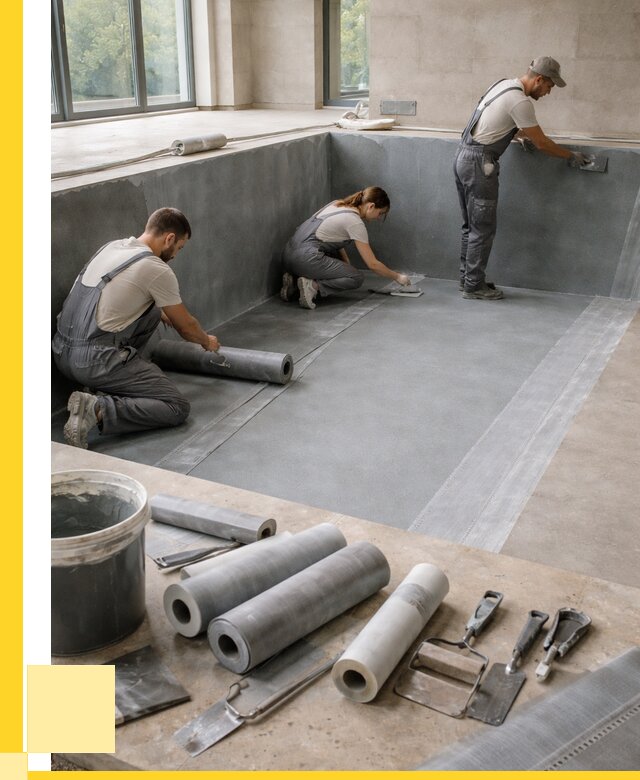 Гидроизоляция бассейнов в Слободской от 2061 р., ЭриданСлб