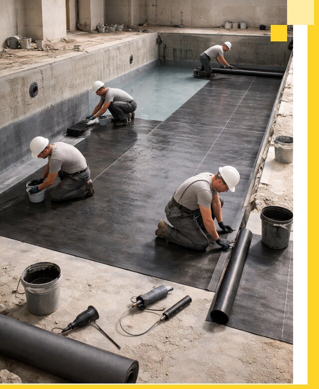 Профессиональная гидроизоляция бассейнов и чаш в Слободской под ключ