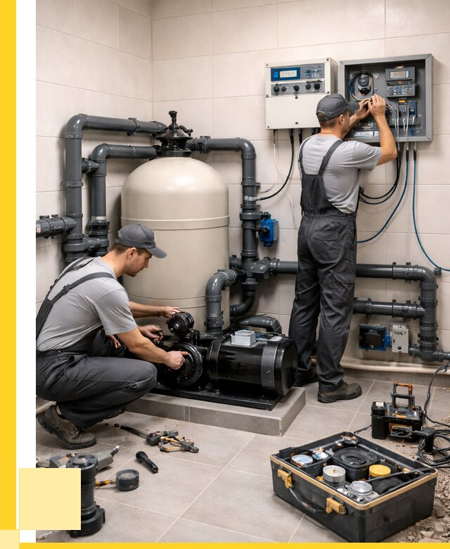 Монтаж оборудования для бассейнов в Слободской от 41220 р. | ЭриданСлб