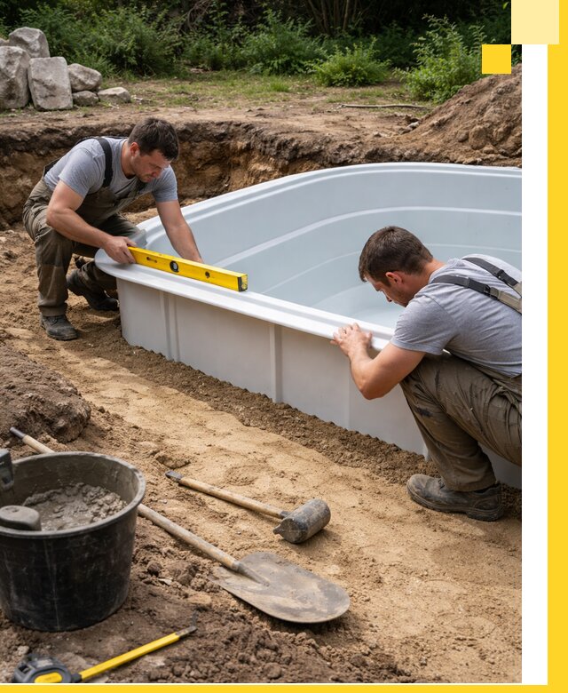 Производство и установка пластиковых бассейнов в Слободской под ключ