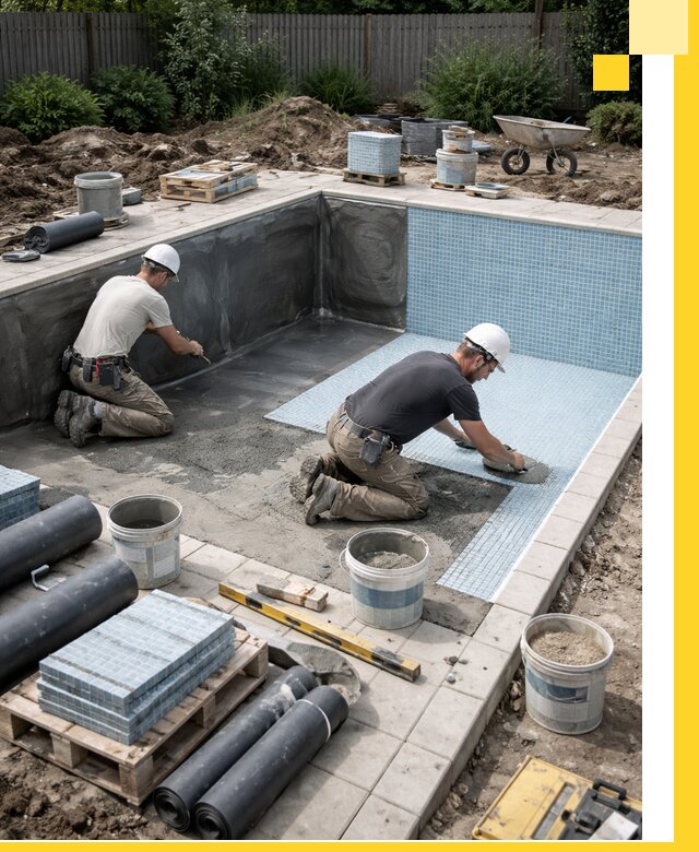 Проектирование и строительство стационарных бассейнов в Слободской