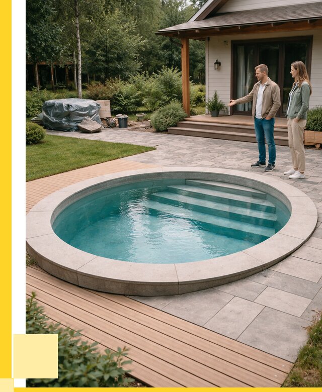 Бассейн на даче под ключ в Слободской от 206100 р., ЭриданСлб