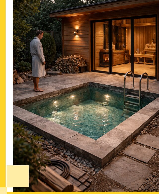 Бани с бассейном под ключ в Слободской от 97898 р. | ЭриданСлб