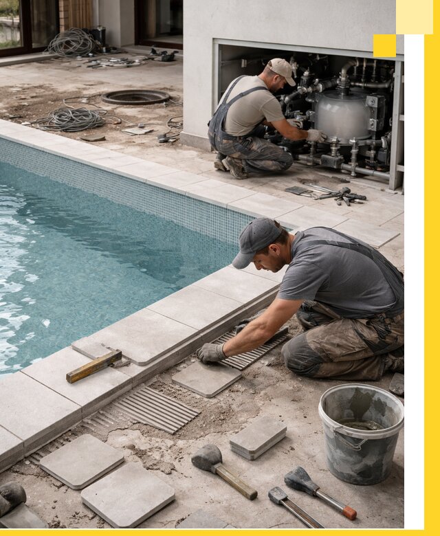 Строительство и монтаж бассейнов в коттедже в Слободской