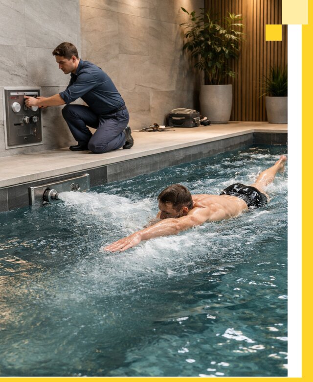 Проектирование и монтаж бассейнов с противотоком в Слободской