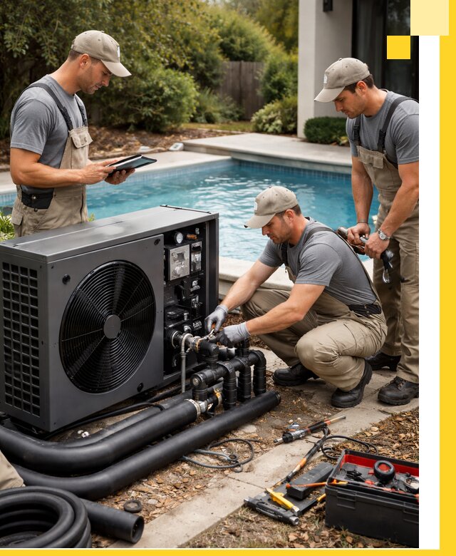 Проектирование и установка тепловых насосов для бассейнов в Слободской