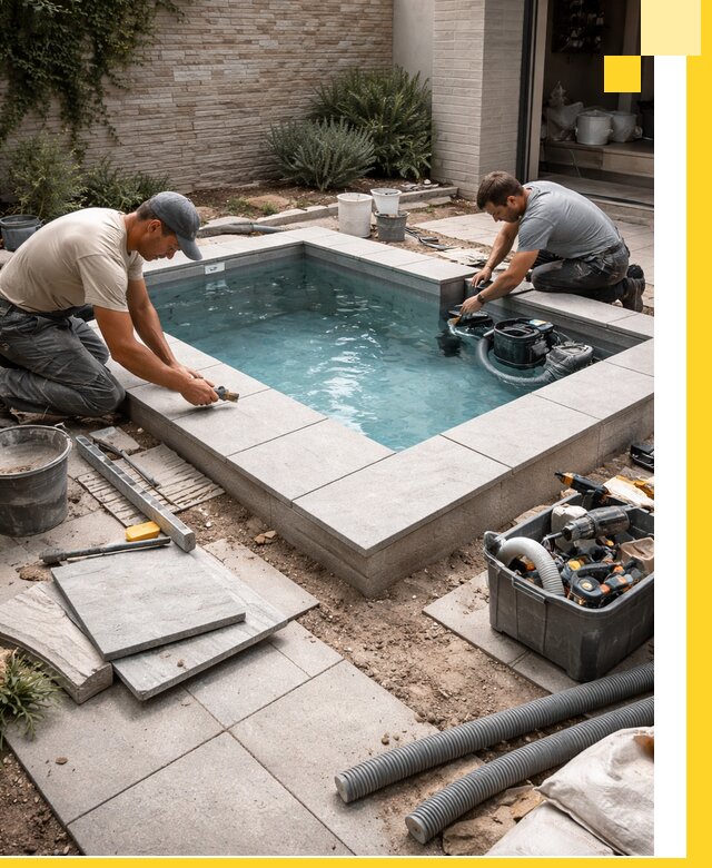 Мини бассейны под ключ в Слободской, дизайн и установка