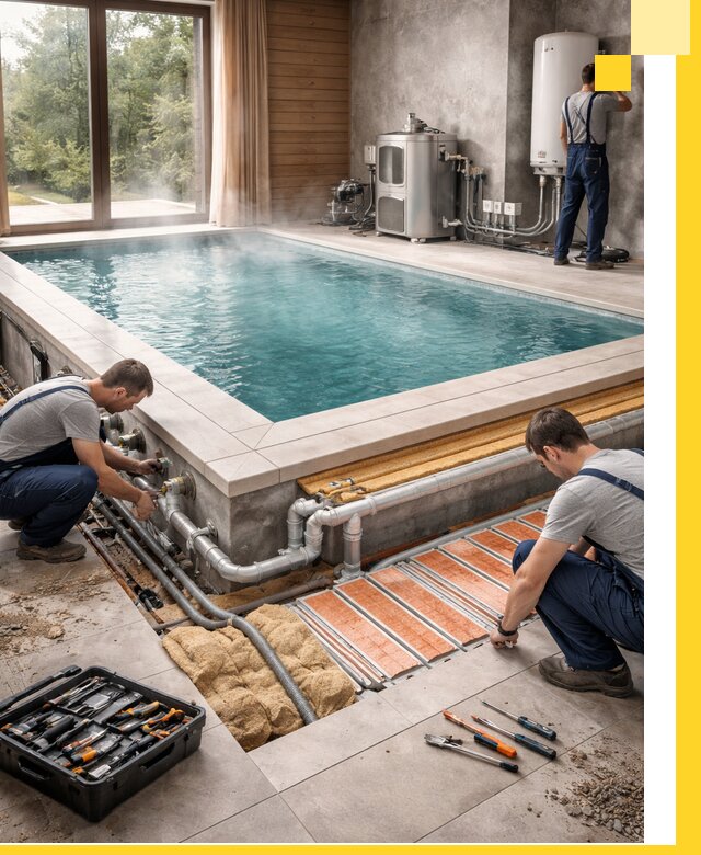 Проектирование и строительство тёплых бассейнов в Слободской