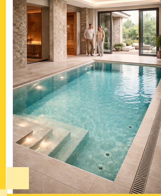 Бассейн во дворе в Слободской: проект, отделка от 1236600 р. | ЭриданСлб