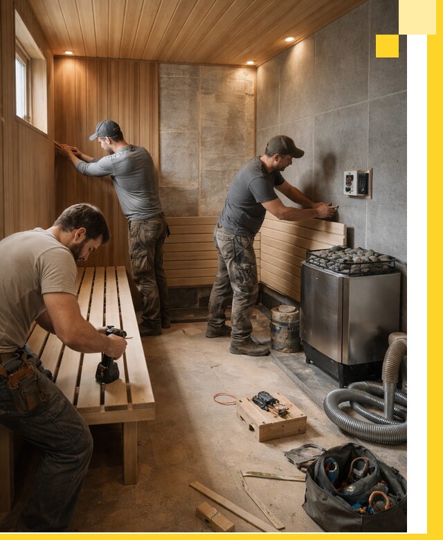 Сауны под ключ в Слободской, проектирование, строительство, отделка