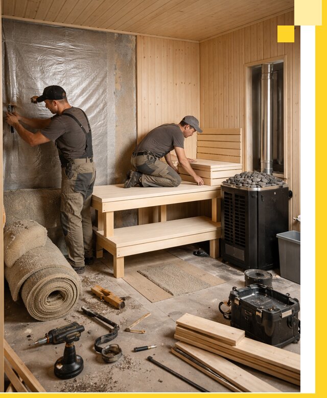 Проекты саун под ключ в Слободской дизайн и строительство