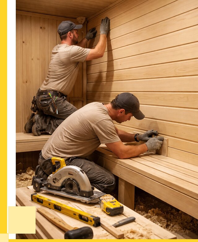 Обшивка саун вагонкой в Слободской от 2576 р. | ЭриданСлб