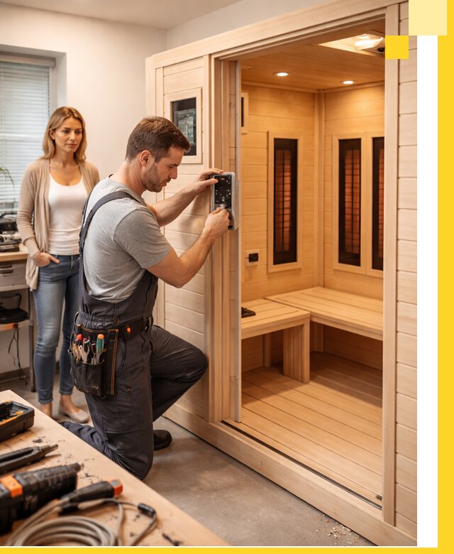 Инфракрасные сауны под ключ в Слободской продажа и установка