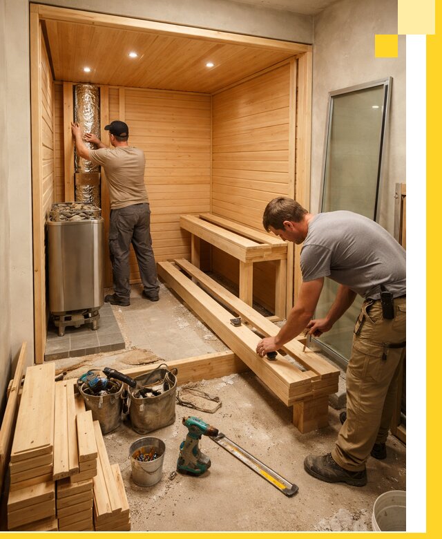 Проектирование и установка домашних саун под ключ в Слободской