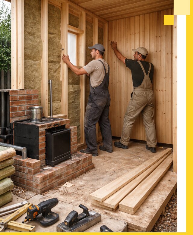 Строительство и установка дачных саун под ключ в Слободской