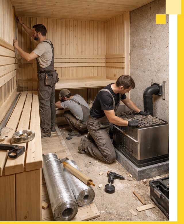 Индивидуальные сауны на заказ в Слободской под ключ, проект и монтаж