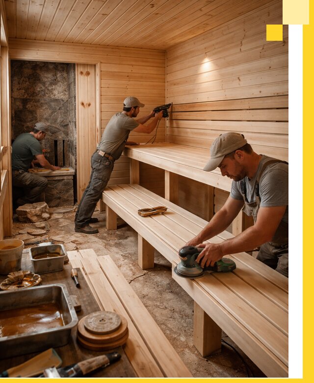 Профессиональная отделка бань в Слободской под ключ, с гарантией