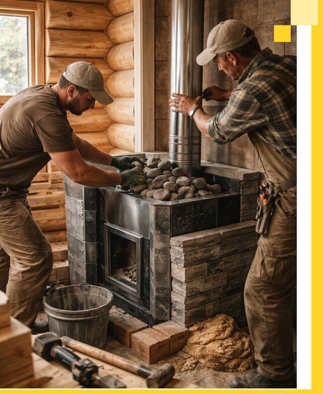 Строительство и отделка русских бань под ключ в Слободской