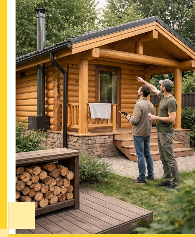 Бани для дачи под ключ в Слободской от 257625 р. | ЭриданСлб