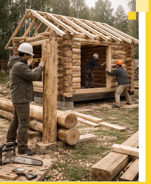 Строительство бань для дачи под ключ в Слободской с доставкой и монтажом