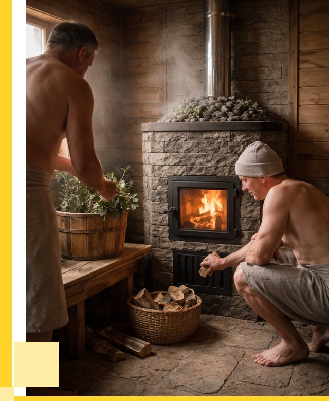 Банные печи под ключ в Слободской от 46373 р. | ЭриданСлб кирпичная