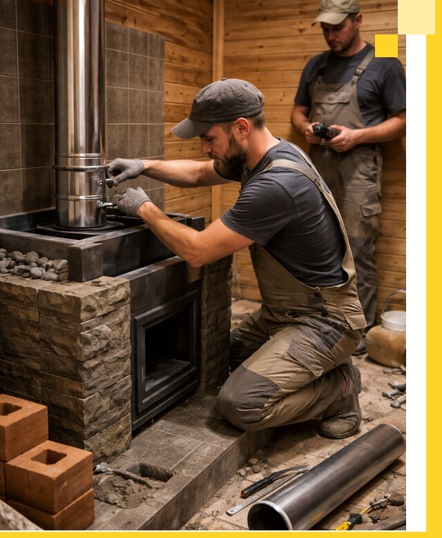 Изготовление и установка банных печей под ключ в Слободской